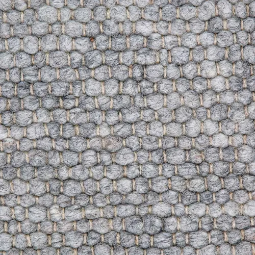 Χειροποίητο Πλεκτό Χαλί Stone, 603b Dark Grey