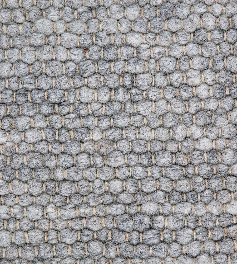 Χειροποίητο Πλεκτό Χαλί Stone, 603b Dark Grey