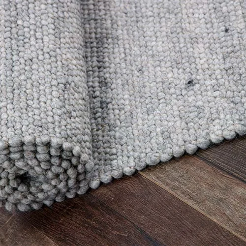 Χειροποίητο Πλεκτό Χαλί Stone, 603c Dark Grey