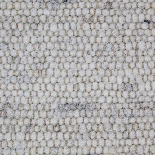 Χειροποίητο Πλεκτό Χαλί Stone, 700b White-Brown