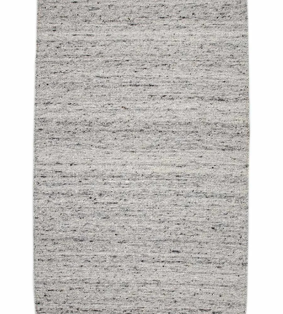 Χειροποίητο Πλεκτό Χαλί Stone, 703 White-Grey
