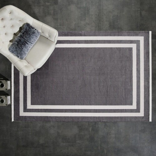 Μοντέρνο Χαλί Μηχανής, Black&Brown 11297 Anthracite