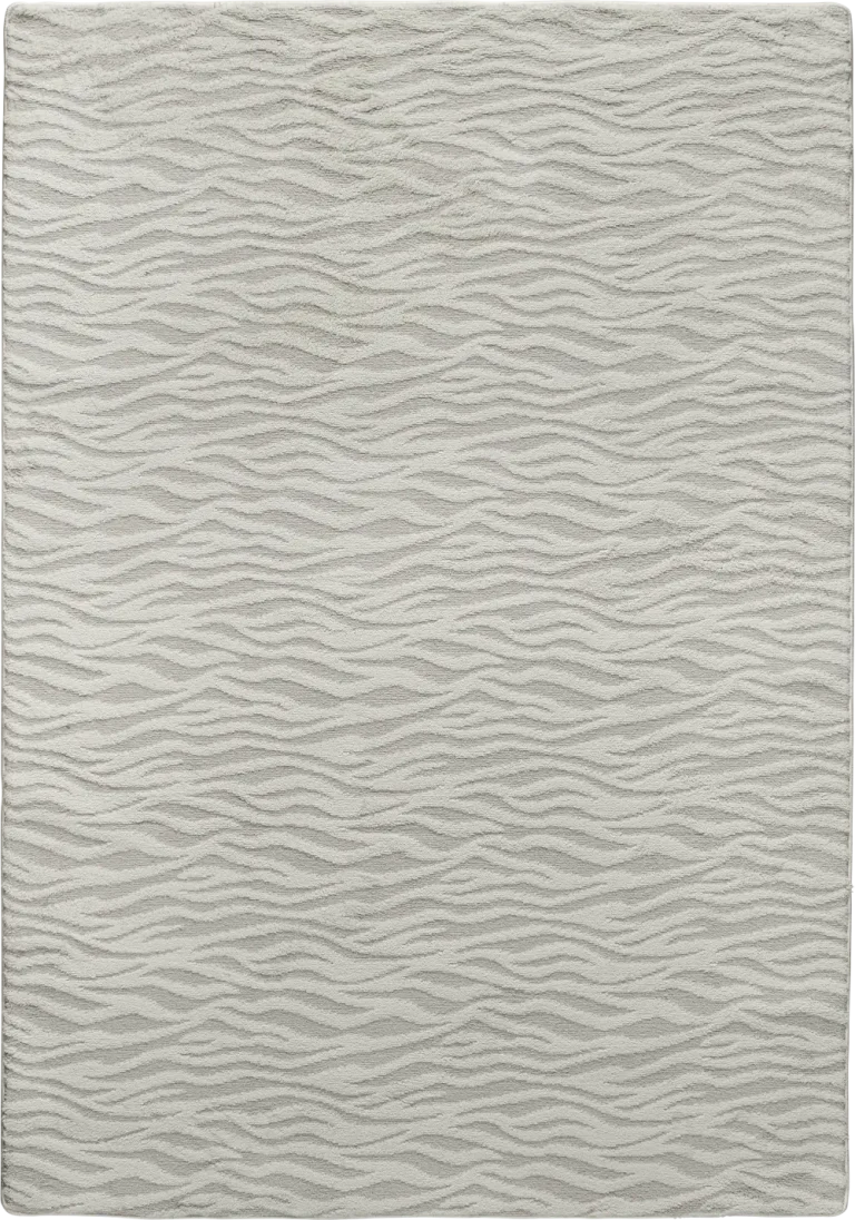 Μοντέρνο Χαλί Μηχανής, BEST-84G White-Cream