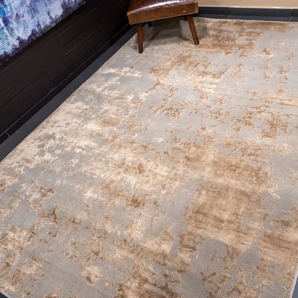 Kavi modern rug, ESK-431 Ashwood/Honey