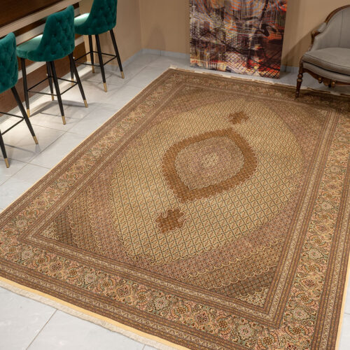 Persian classic rugs, Tbariz Mahi Beige