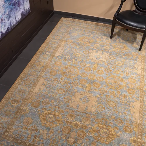 Newclassic Heritage Rug, 1722 Light Blue/Brown