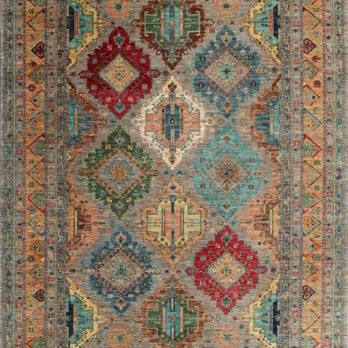 Geometrical Kazak Ersari rugs, Rug-211786