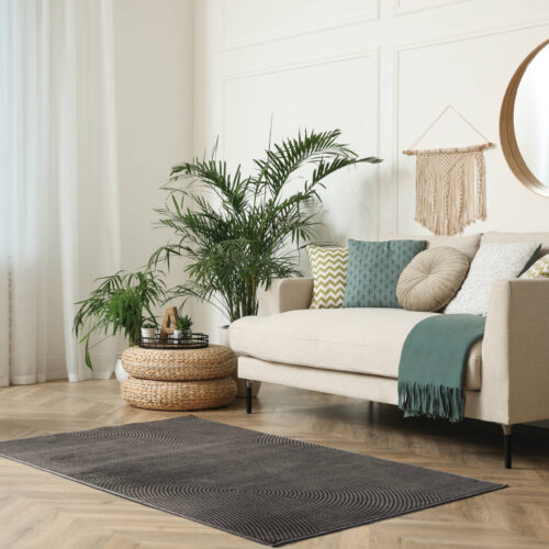 Flanders Modern carpet, Chiara Waves Grey/Grey
