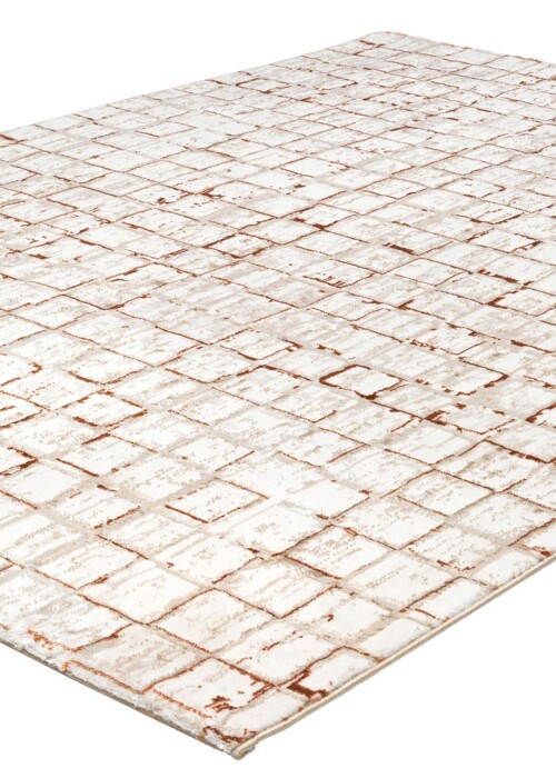 Ness modern carpet, DALI 94B Cream/Terra