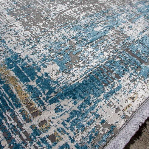 Modern Carpet Ipekzade, 11381 Blue