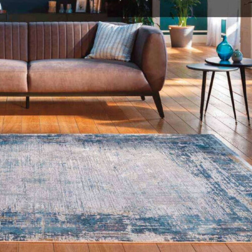 Modern Carpet Ipekzade, 11381 Blue