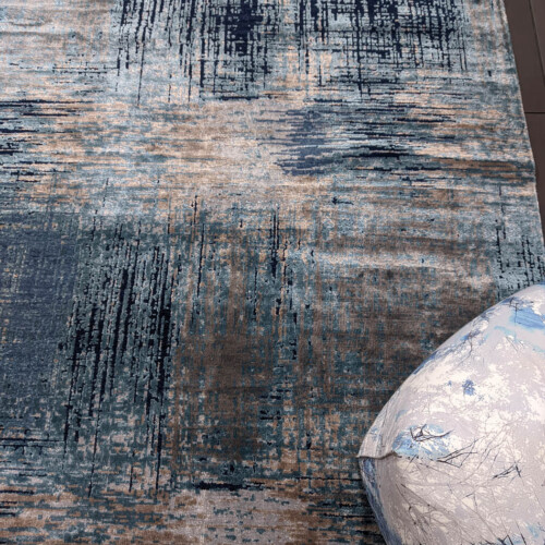 Modern Rug, LRB-1532 Old World Blue/Denim Blue