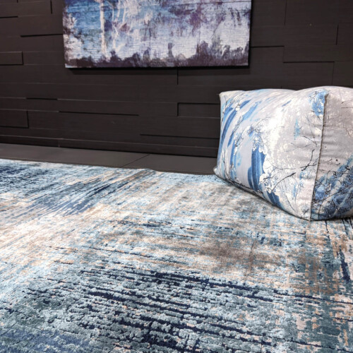 Μοντέρνο Χαλί Ocean, LRB-1532 Old World Blue/Denim Blue