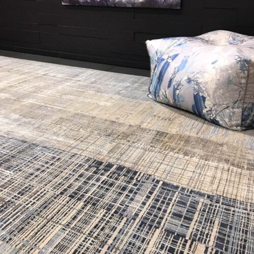 Μοντέρνο Χαλί Ocean, SRB-701 Steel Blue/Classic Gray