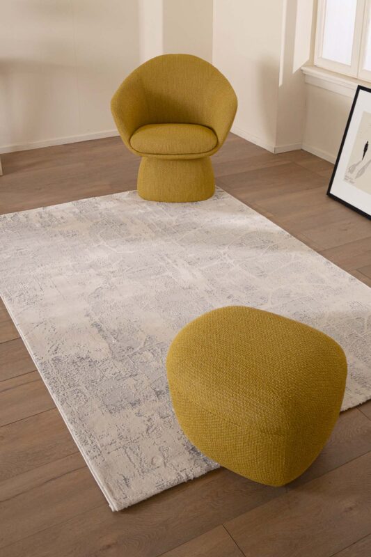 monterno-xali-silky-341D-WHITE Collection Royal Carpets