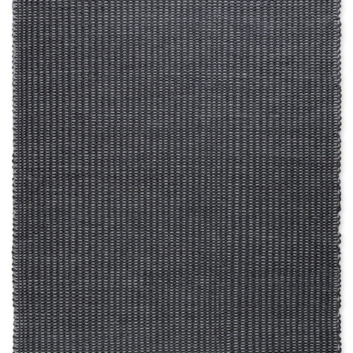 Χειροποίητο Πλεκτό Χαλί Plex Lines Black-Lt.Grey