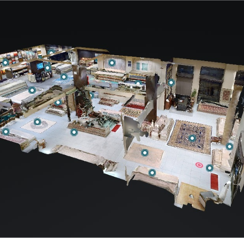 our showroom virtual tour Χαλιά Καχραμάνογλου