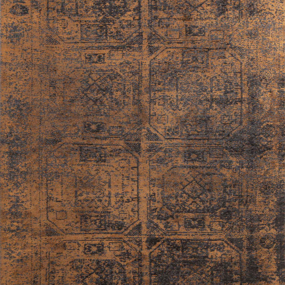 Edgy modern carpets, EM-22224 Dark Rust