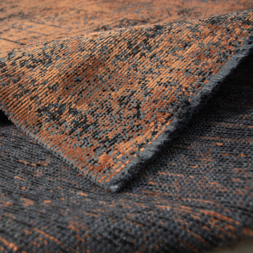 Edgy modern carpets, EM-22224 Dark Rust
